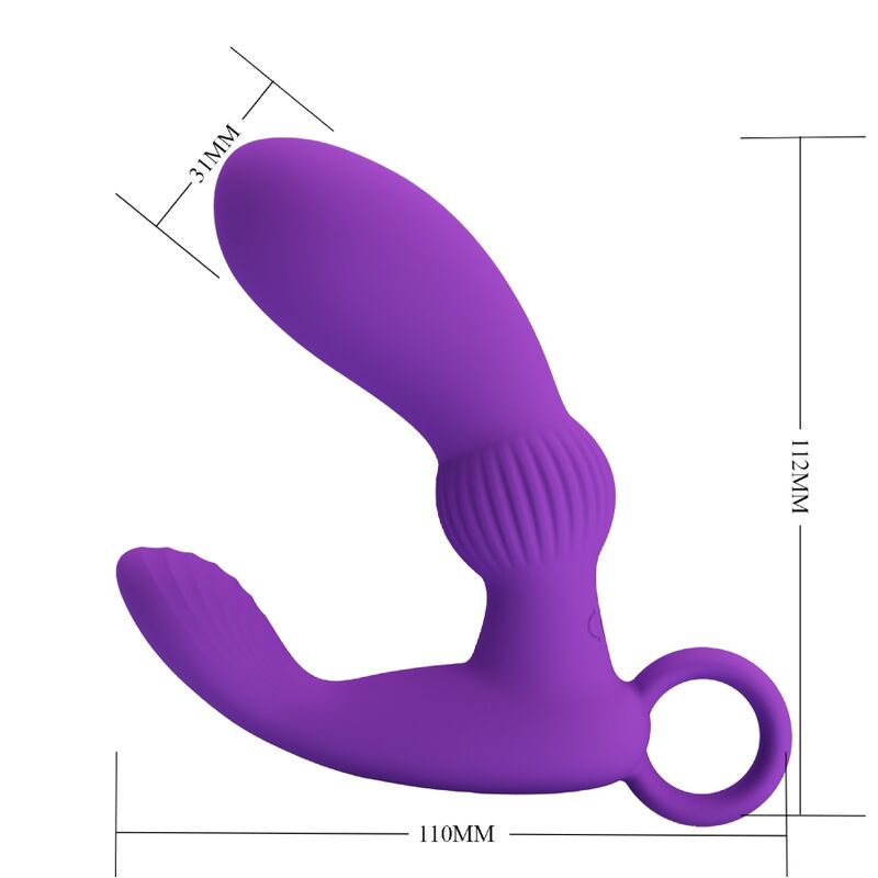 Cayla lilac anal massager vibrator