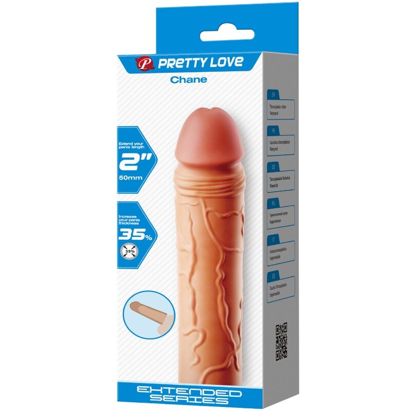 Penis extender chain cover flesh