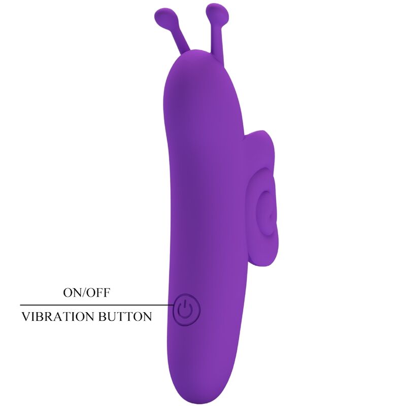 Snail Powerful Finger Stimulator Purple
