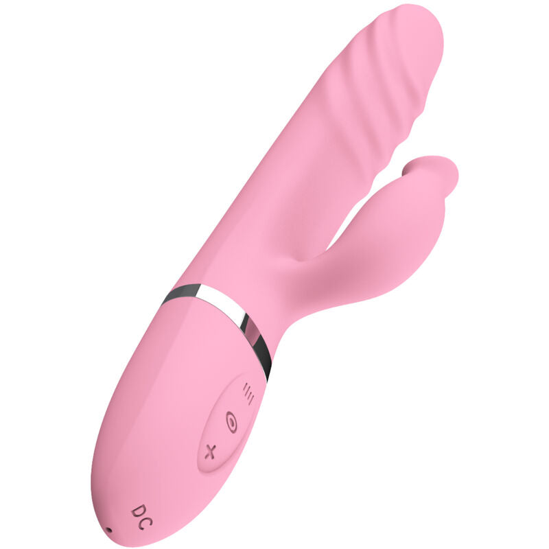 ARMONY - VIBRATOR &amp; TONGUE Stimulator with Heat Effect, Pink