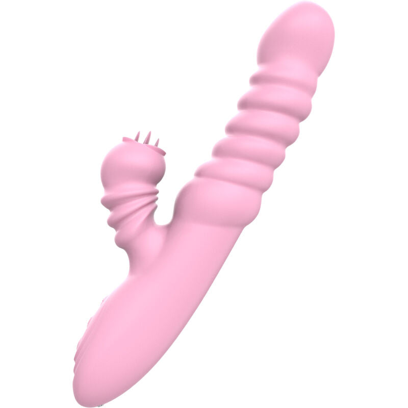 ARMONY - MULTIFUNCTIONAL VIBRATOR WITH STIMULATING TONGUE AND PINK WARMING EFFECT