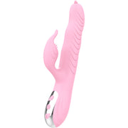 Marcia Vibrator &amp; Double Tongue Thrust Heat Effect Pink