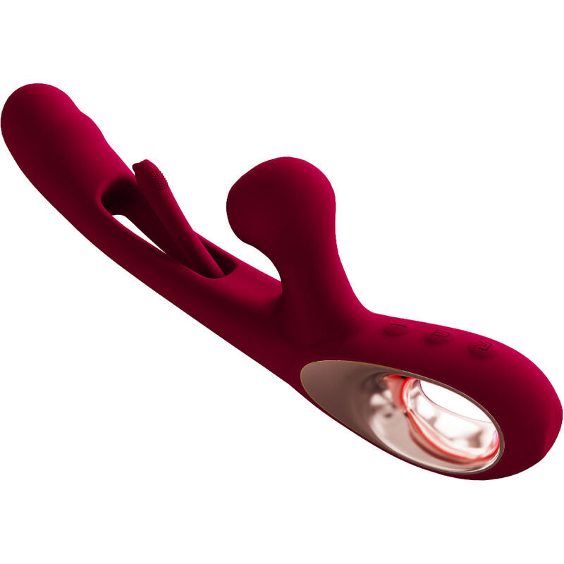 ARMONY - IMPACT SWING VIBRATOR &amp; DOUBLE STIMULATOR MODEL 2 BURGUNDY