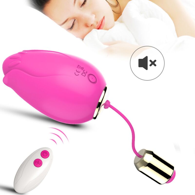 ARMONY - MANDALA EGG VIBRATOR WITH REMOTE CONTROL AND G-SPOT, FUCHSIA