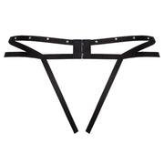 Nomade crotchless black tanga