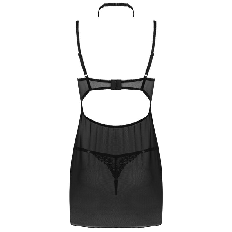 Binella set babydoll + black tanga