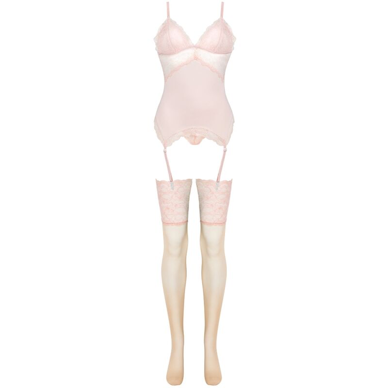 Persinne peach set corset + panty + media