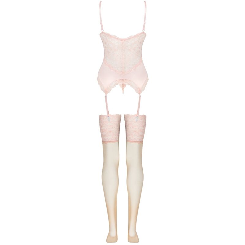 Persinne peach set corset + panty + media