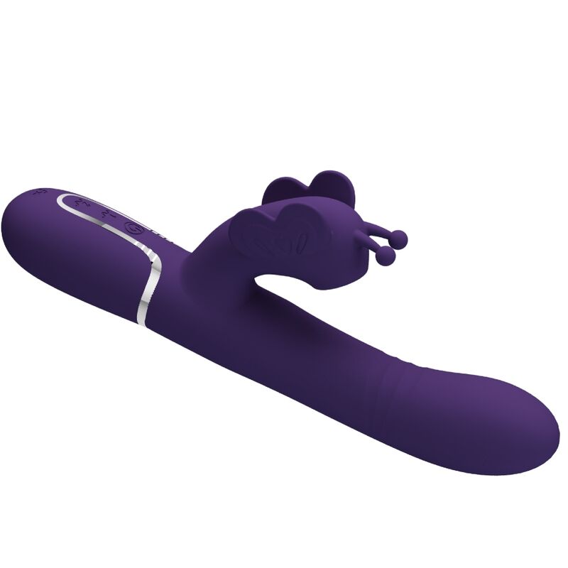 4 in 1 Multi-Function Rabbit Vibrator Purple Butterfly