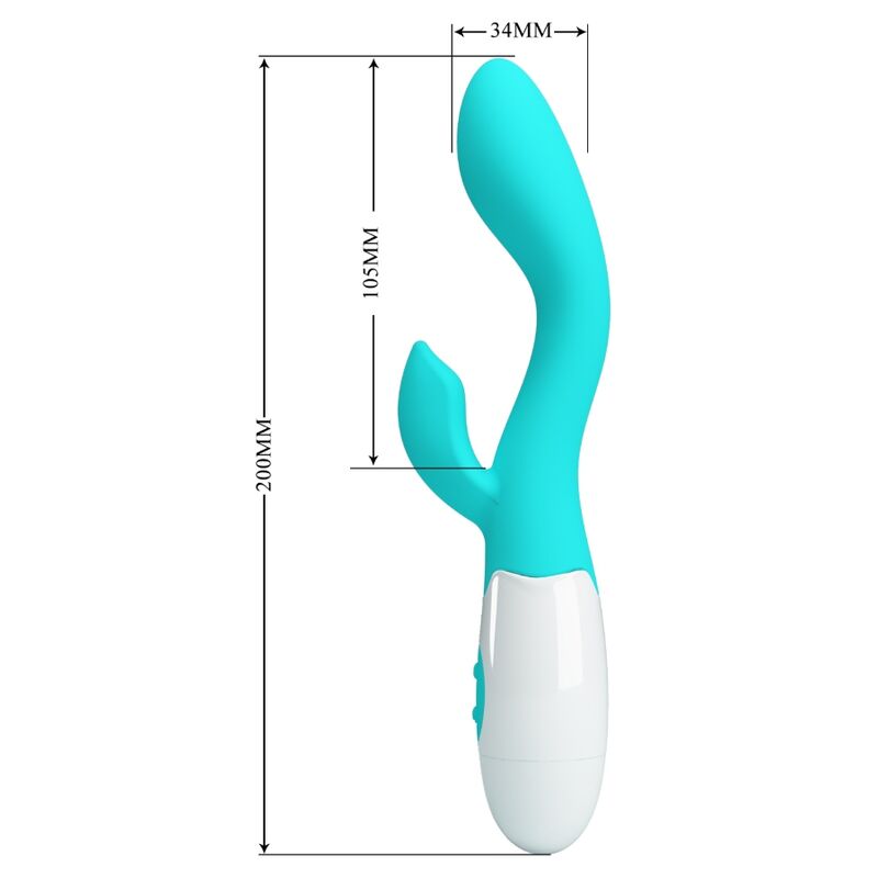 Aqua green brighty g-spot vibrator