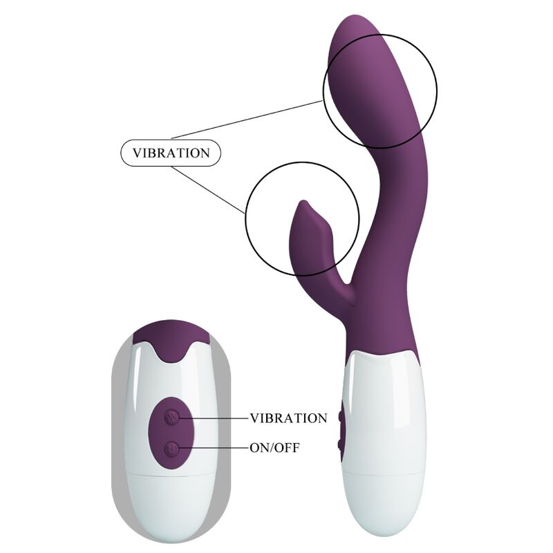 Brighty spot g vibrator purple