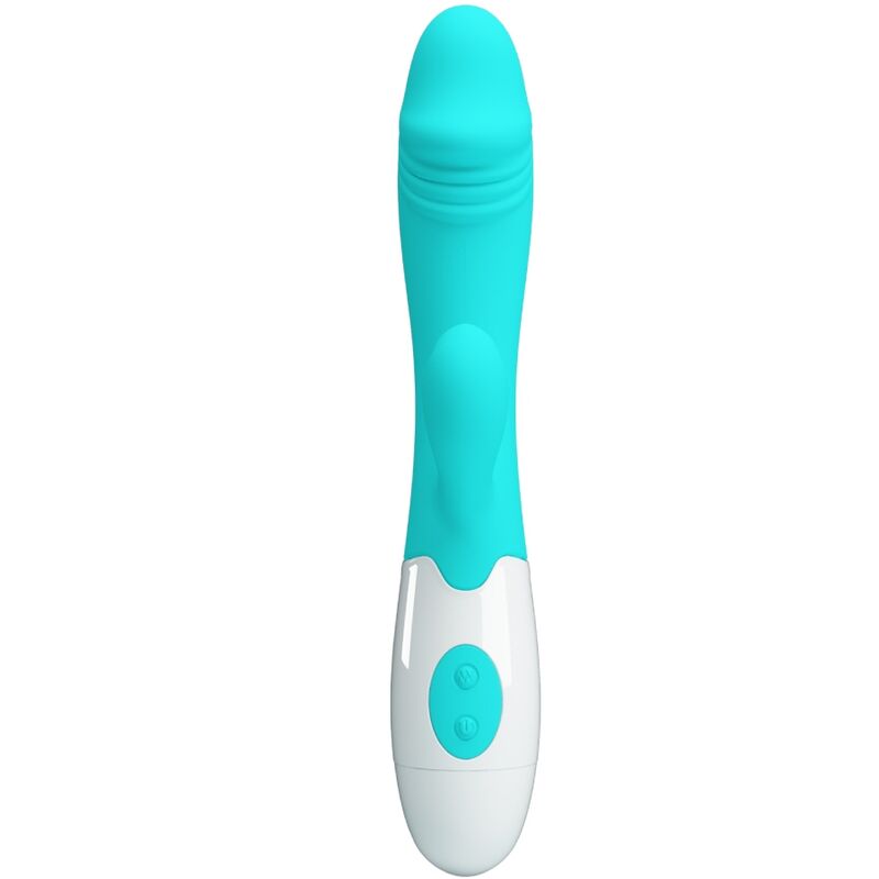 Aqua green snappy g-spot vibrator