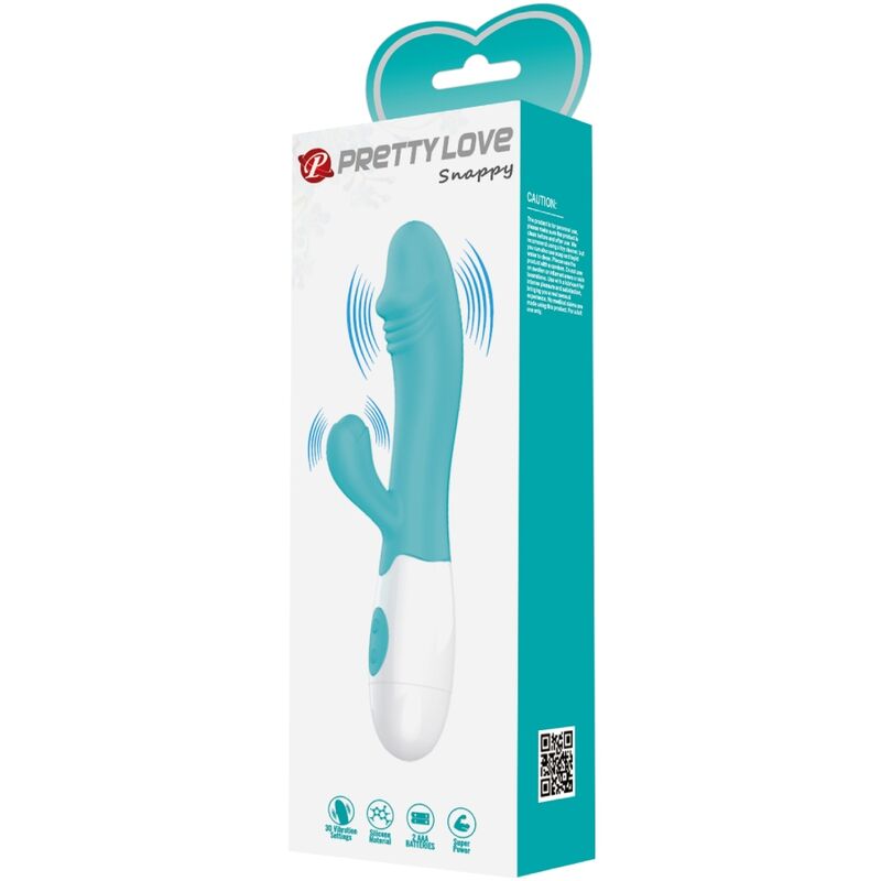 Aqua green snappy g-spot vibrator