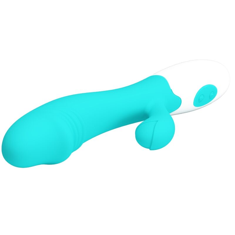 Aqua green snappy g-spot vibrator