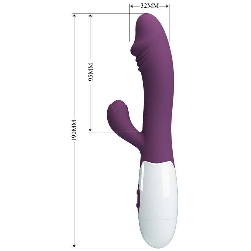 Purple snappy g-spot vibrator