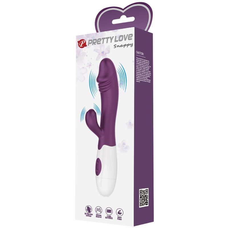 Purple snappy g-spot vibrator