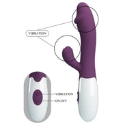 Purple snappy g-spot vibrator