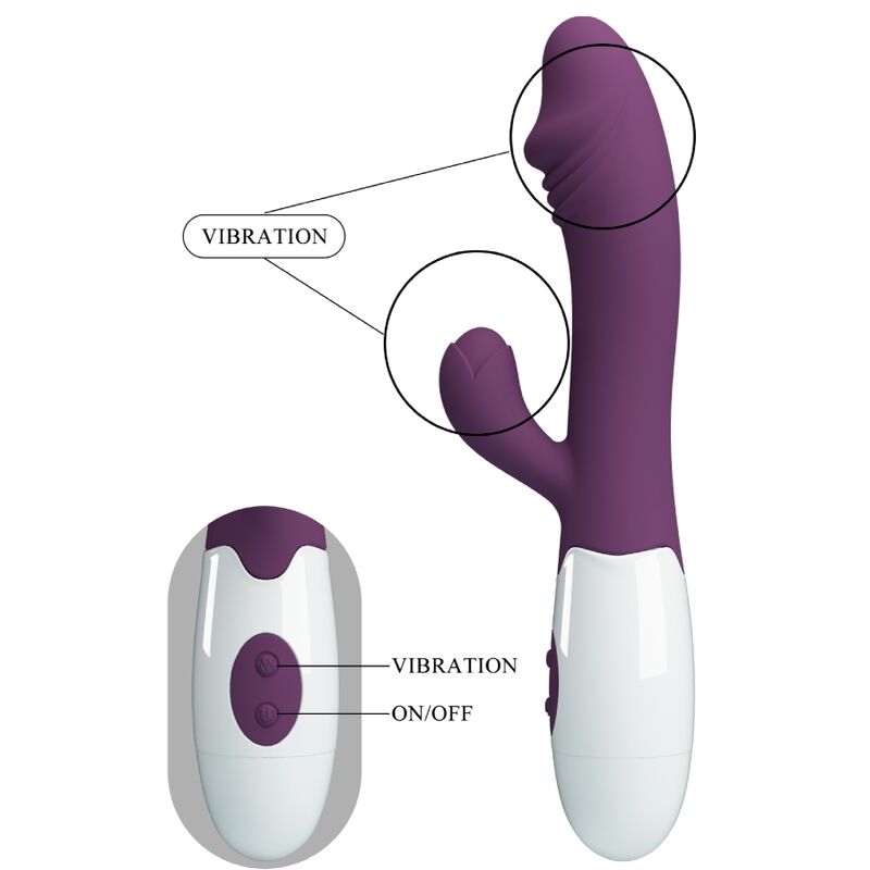 Purple snappy g-spot vibrator