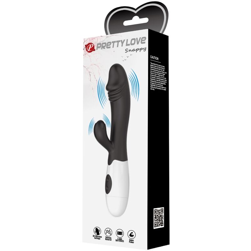 Snappy G-spot vibrator black