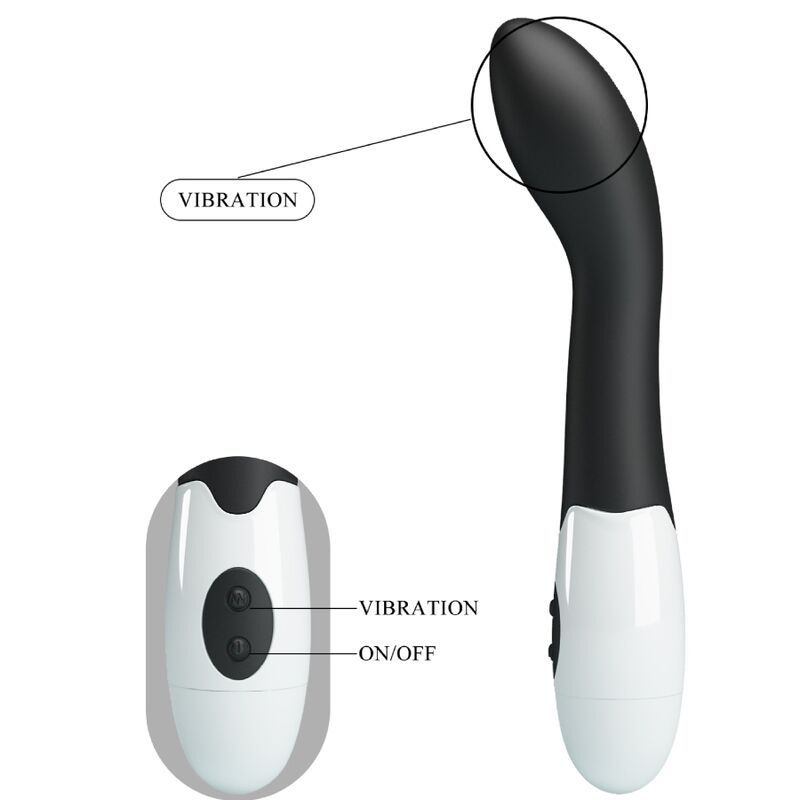 Bishop G-spot vibrator 30 modes black