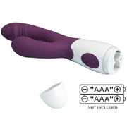 Andre Rabbit Vibrator &amp; G-Spot Stimulator Purple