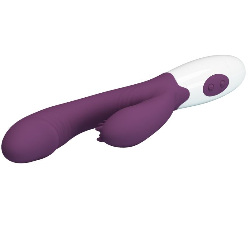 Andre Rabbit Vibrator &amp; G-Spot Stimulator Purple