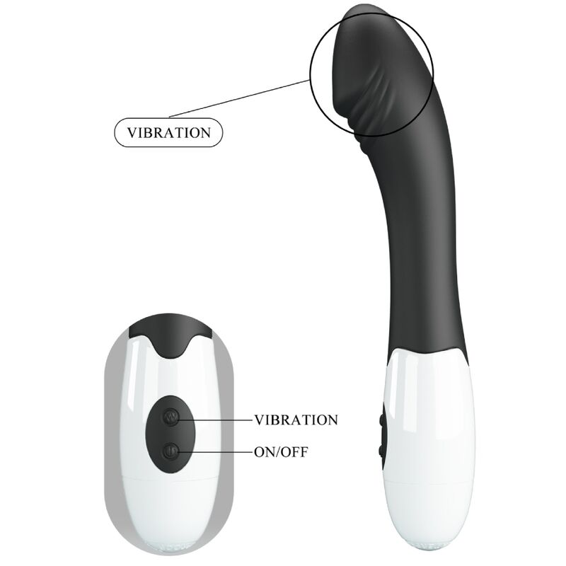 Elemental G-spot vibrator 30 modes black