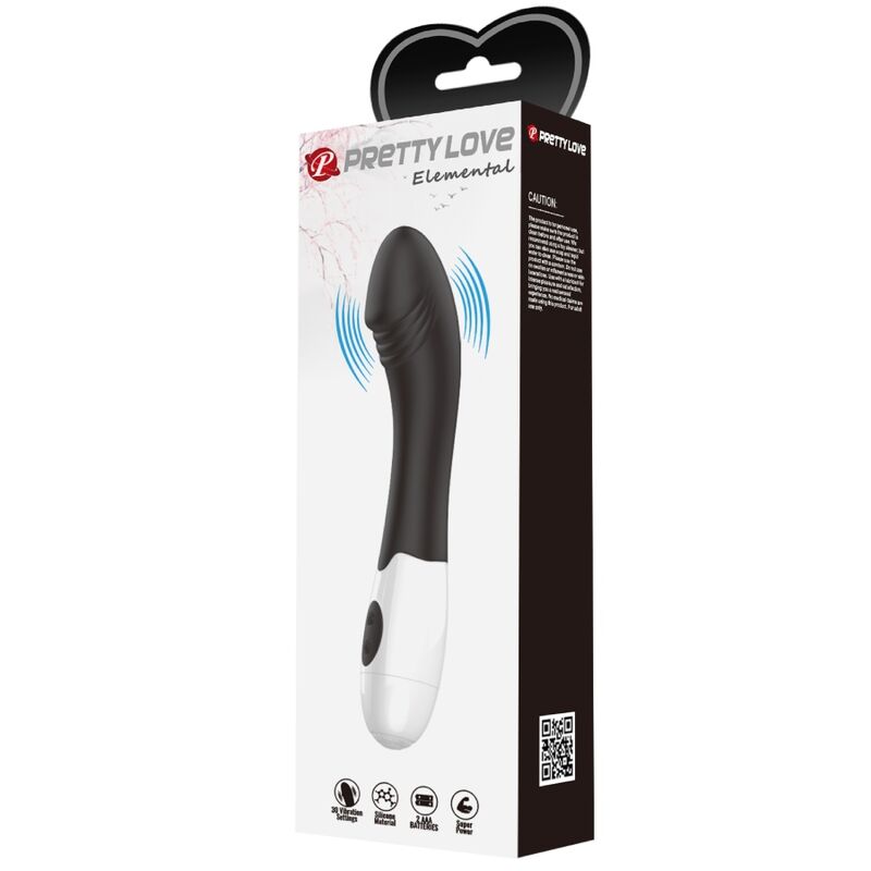 Elemental G-spot vibrator 30 modes black