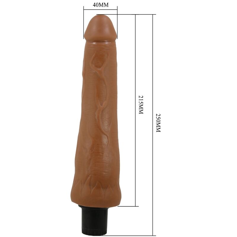 Alfredo realistic vibrator 21.5 cm -o- 4 cm