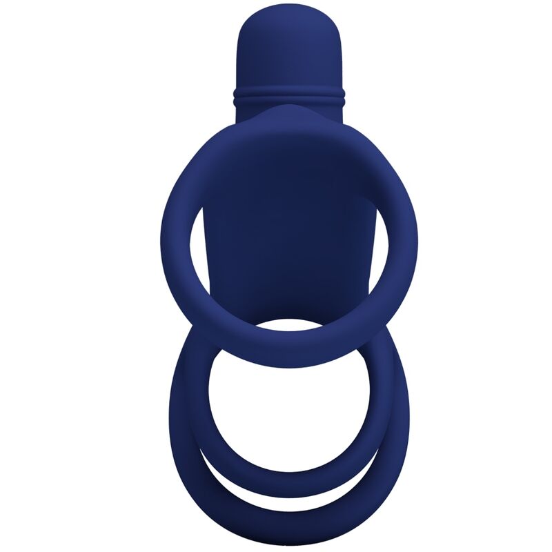 Elish Vibrating Ring with Blue Extension