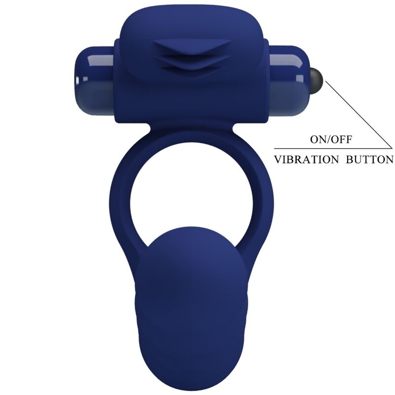 Ajmal vibrating ring with blue plug