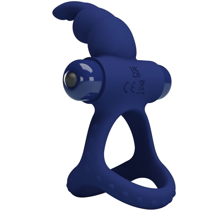 PRETTY LOVE - LUCHITO DOUBLE VIBRATING RING BLUE RABBIT