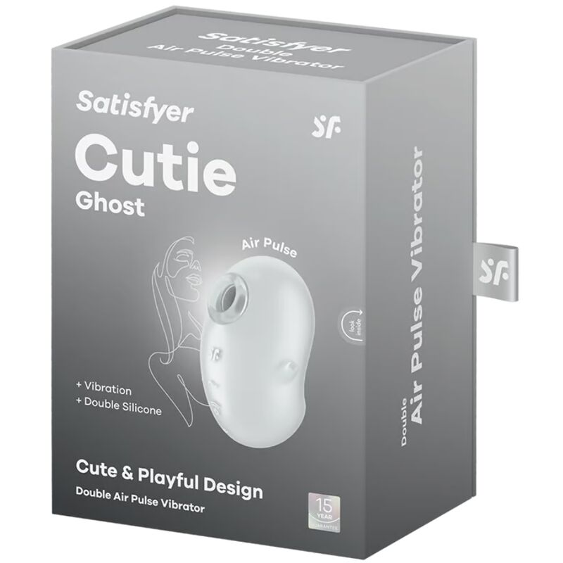 Cutie Ghost Vibrator White Poser