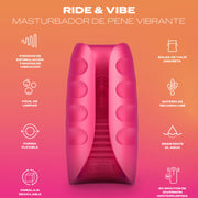Masturbator vibrator toy ride &amp; vibe