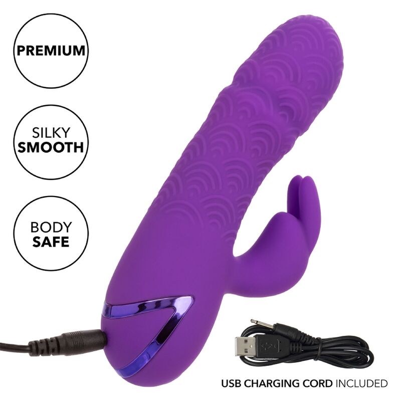 CALEXOTICS - MANHATTAN BEACH MARVEL PURPLE RABBIT VIBRATOR BY CALIFORNIA DREAMING