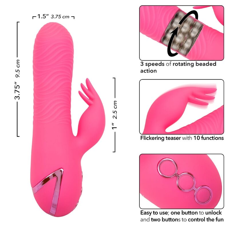 Sacramento Sweetie Pink Rabbit Vibrator by California Dreaming