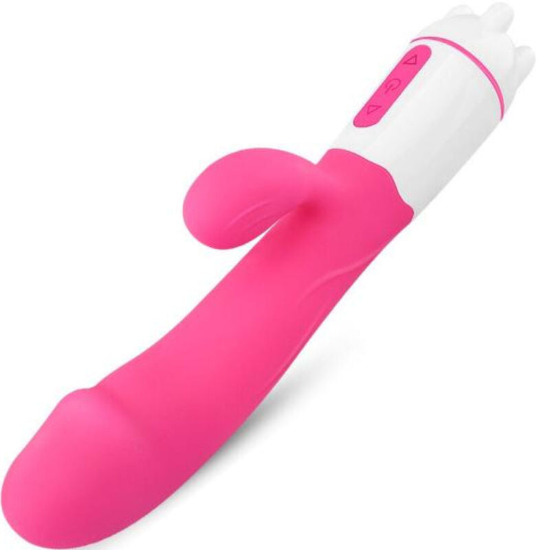 Happy rechargeable vibrator &amp; stimulator fuchsia