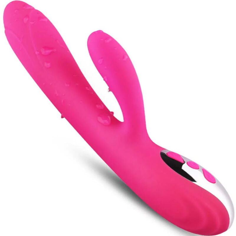 Flexible vibrator &amp; stimulator with fuchsia heat effect