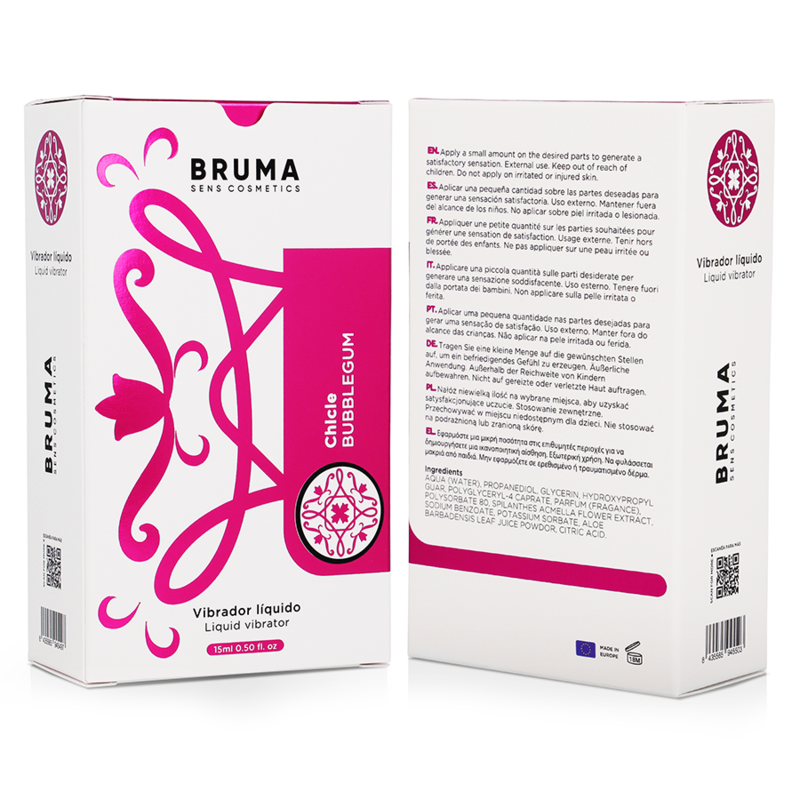 BRUMA - ULTRA-GLOSSING LIQUID VIBRATOR BUBBLEGUM 15ML