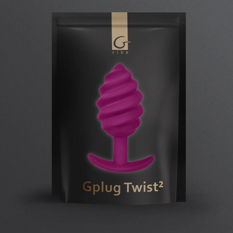 Gplug twist 2 anal plug purple