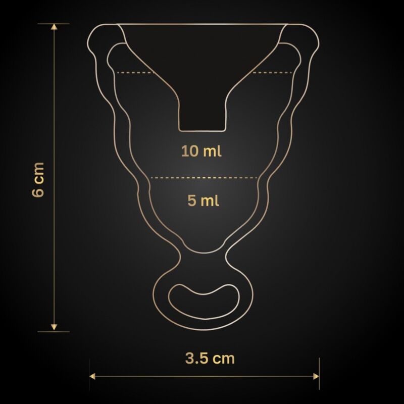 Gcup black menstrual cup