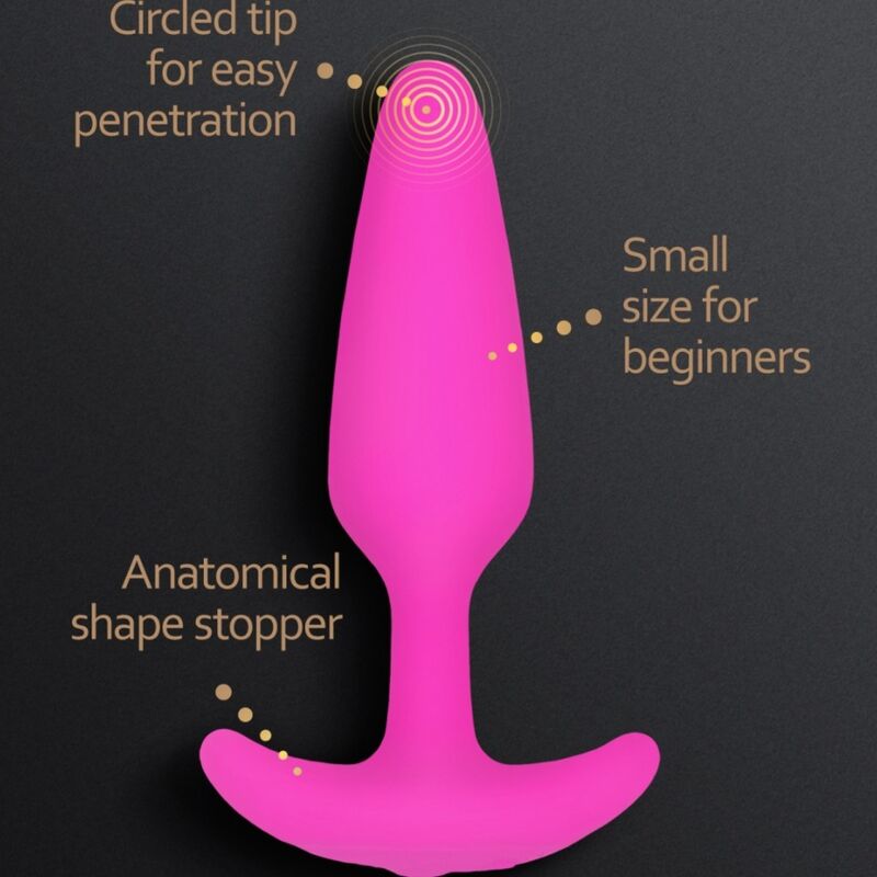 Gplug anal plug vibrator xs fuchsia