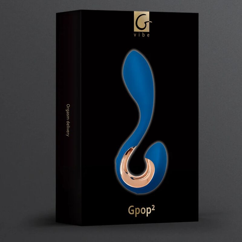 Gpop 2 vibrator g and p dot blue indigo