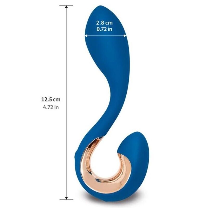 Gpop 2 vibrator g and p dot blue indigo