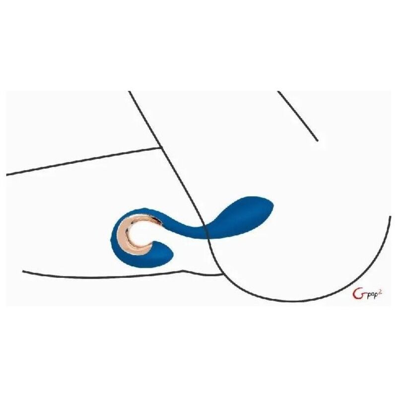 Gpop 2 vibrator g and p dot blue indigo