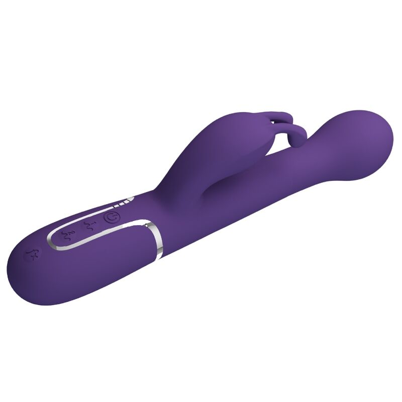 PRETTY LOVE - DEJON 3-IN-1 MULTIFUNCTION RABBIT VIBRATOR PURPLE
