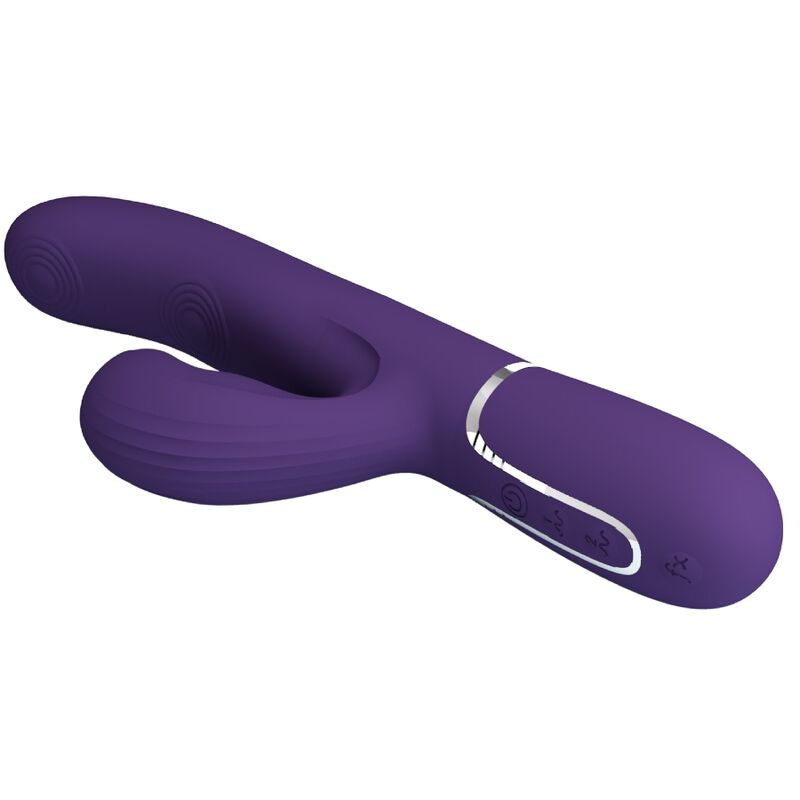 Perlita 3-in-1 multifunctional g-spot vibrator purple