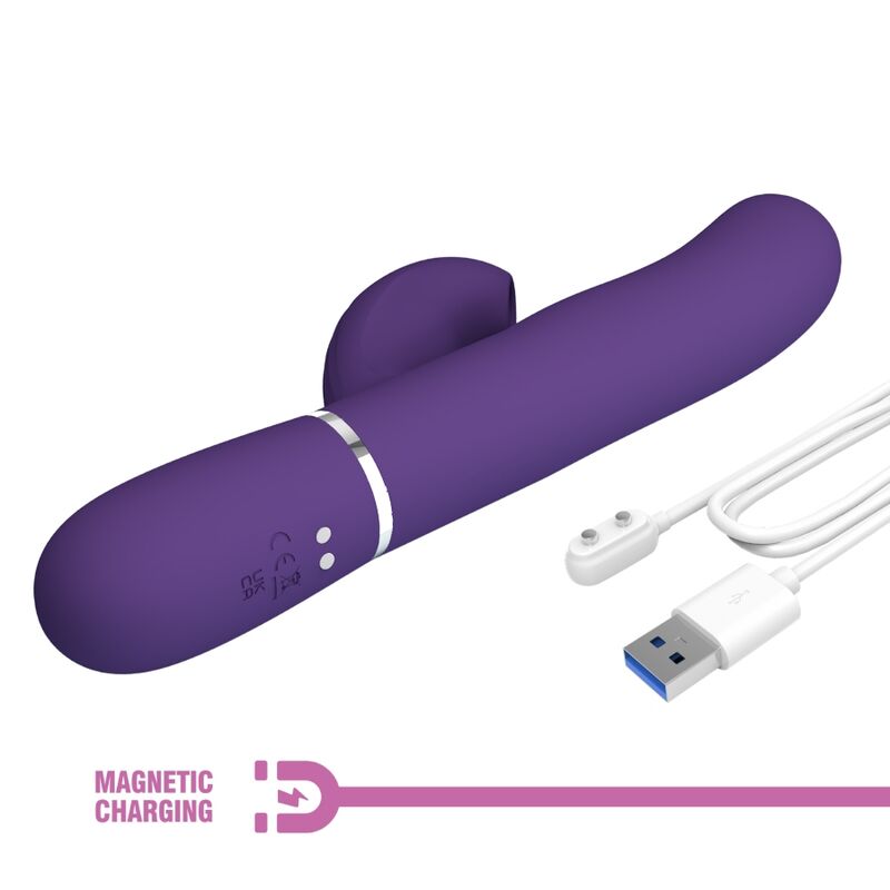 Perlita 3-in-1 multifunctional g-spot vibrator purple