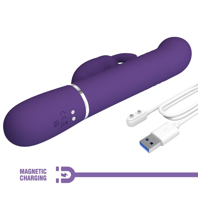 Coale 4-in-1 rabbit vibrator purple