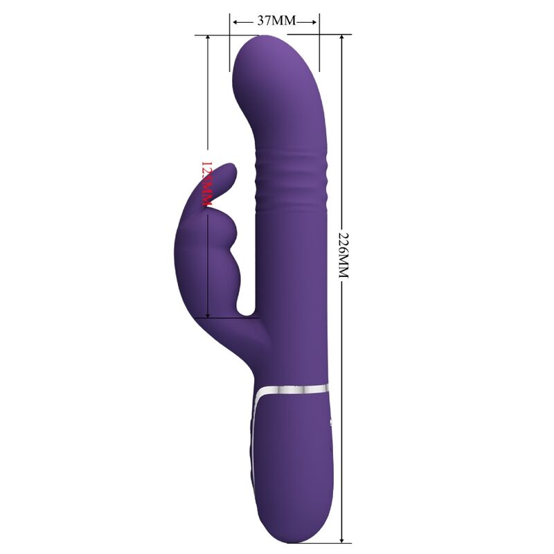 Coale 4-in-1 rabbit vibrator purple